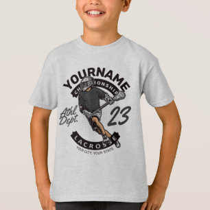 Persoonlijke Lacrosse Speler Sportteam Aanval T-shirt