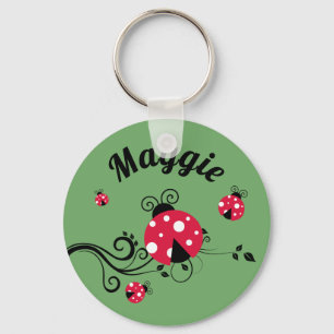 Persoonlijke Lady Bug Sleutelhanger Ladybug