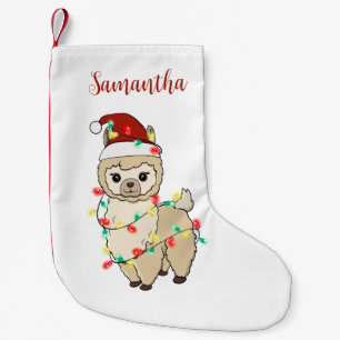 Persoonlijke Lama Kerstlichtjes Trend  Kleine Kerstsok
