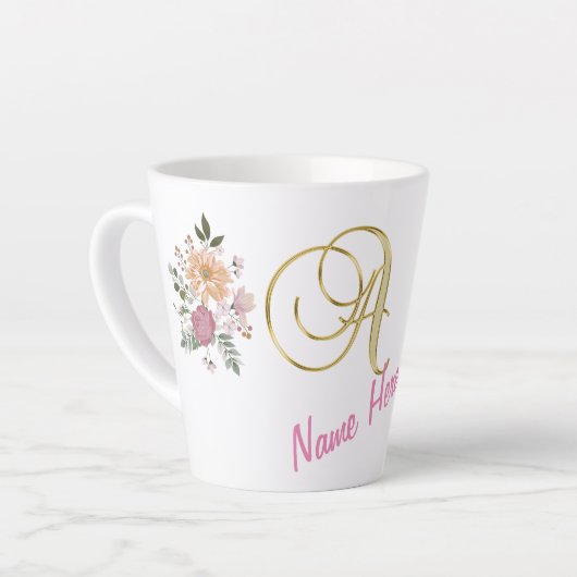 Persoonlijke latte Mok (Linkerhoek)