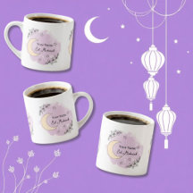 Persoonlijke Lavendel Eid Mubarak Espresso Mokka