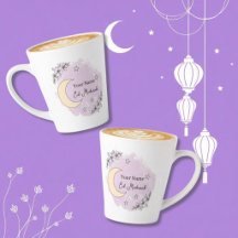 Persoonlijke Lavendel Eid Mubarak koffiemok