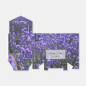 Persoonlijke lavender Wedding Favor Boxes Bedankdoosjes (Uitgevouwen)