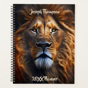 Persoonlijke Leeuw Van Juda Planner Met Aangepaste