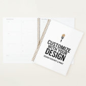 Persoonlijke lege bedrijf gebrandmerkte aangepaste planner (Display)