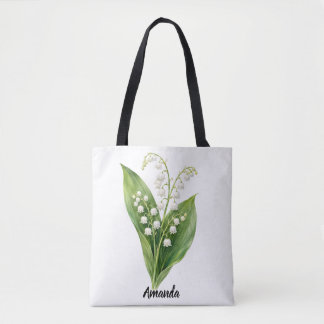 Persoonlijke lelietje-van-dalen-tas | Meibloem Draagtas