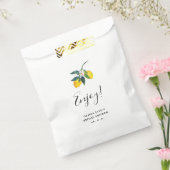 Persoonlijke Lemon Tropical Bedankzakje (Gezegeld)