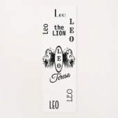 Persoonlijke Leo Zodiac Yoga Mat (Voorkant)