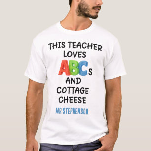 Persoonlijke Leraar ABC's En Hüttenkäse T-shirt