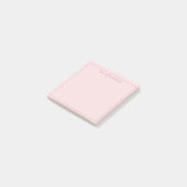 Persoonlijke leraar van het bureau van Pink Post-it® Notes (Schuin)