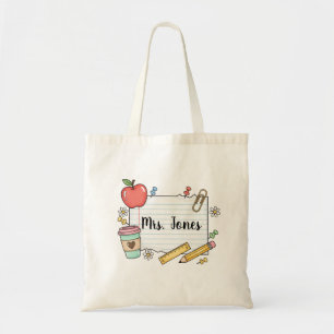 Persoonlijke leraren tas, Aangepaste leraar Tote Bag