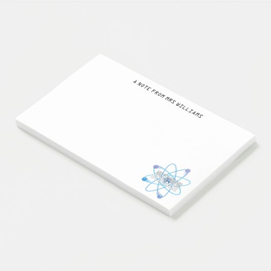 Persoonlijke LET US PAUSE NOW Post-it® Notes (Schuin)