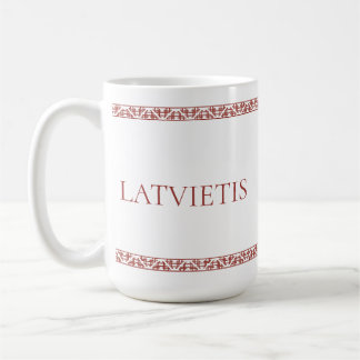persoonlijke Letse ornamenten Koffiemok