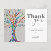 Persoonlijke levensstructuur Hartelijk dank Briefkaart (Voorkant)