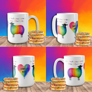Persoonlijke LGBTQ Regenboog Schapen Mok