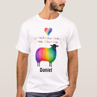 Persoonlijke LGBTQ Regenboog Schapen  T-shirt