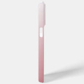 Persoonlijke Licht Perzik Blozende Roze Monogram Case-Mate iPhone Case (Achterkant / Rechts)