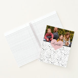 Persoonlijke lief foto notitieboek