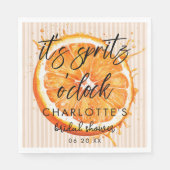 Persoonlijke Liefde op het Eerste Spritz Bruidsfee Servet (Voorkant)