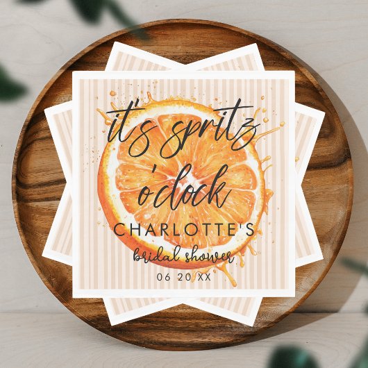 Persoonlijke Liefde op het Eerste Spritz Bruidsfee Servet