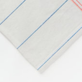 Persoonlijke liefdesbrief Handgeschreven vaderdag Fleece Deken (Hoek)