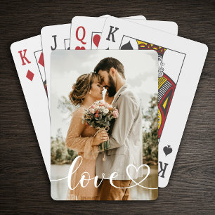 Persoonlijke Liefdesfoto  Pokerkaarten