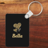 Persoonlijke liefdeshartritme-monitor sleutelhanger (Achterkant)