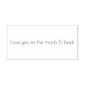 Persoonlijke liefdesofferte 	rubberstempel (Afrduk)