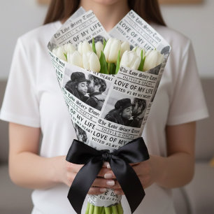 Persoonlijke Liefdesverhaal Foto Cadeaupapier