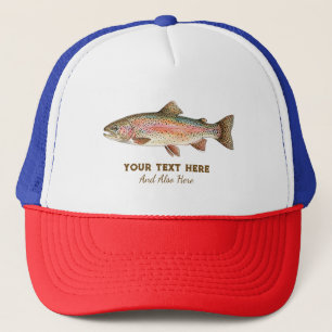Persoonlijke liefhebber van vissen – Forel vissen Trucker Pet