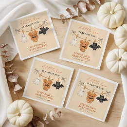 Persoonlijke Little Boo Halloween Baby Shower Servet