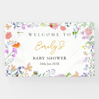Persoonlijke Little Love Bug Baby Shower Spandoek