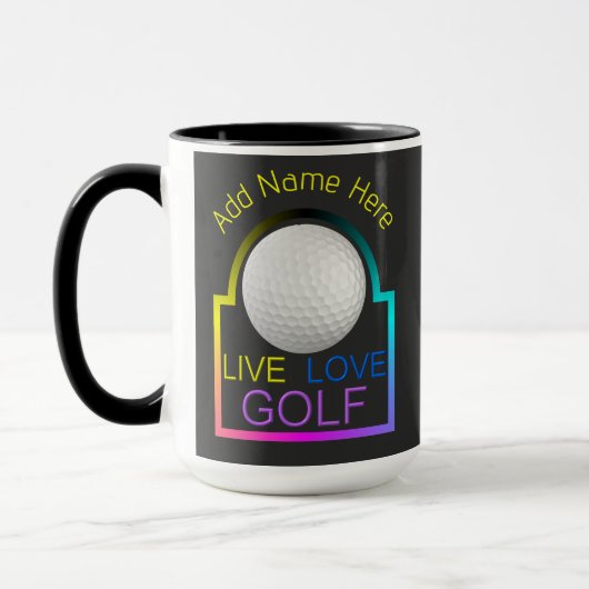 Persoonlijke Live Love Combo Golf-Mok Mok (Links)