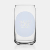 Persoonlijke Logo Blikvorm Glas (Achterkant)