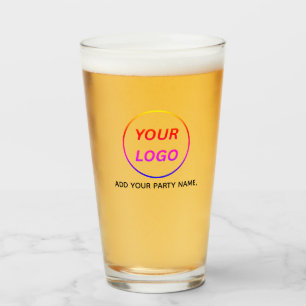 Persoonlijke Logo en Tekst Bierglazen Glas