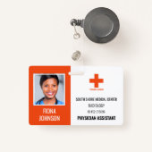 Persoonlijke Logo foto-ID van medisch medewerker Badge (Voorkant met intrekbare)