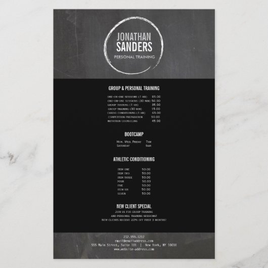 PERSOONLIJKE LOGO VAN DE OPLEIDER FLYER (Voorkant)