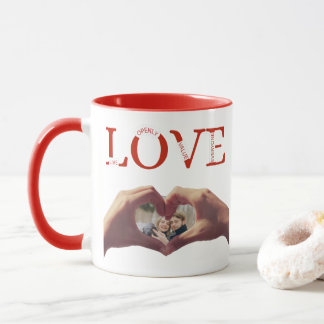 Persoonlijke LOVE-acroniemfoto  Mok