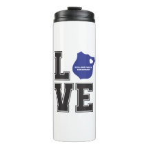 Persoonlijke Love Heart-badge politiedienst