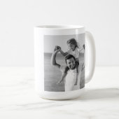 Persoonlijke 'Love You Daddy' Foto Espressiekop Koffiemok (Voorkant rechts)