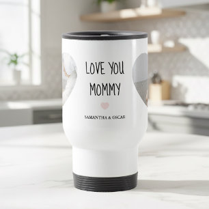 Persoonlijke “Love You Mommy” Foto Op maat gemaa Reisbeker