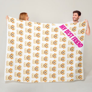 Persoonlijke Luxe Trendy Verzameling voor Huisdier Fleece Deken