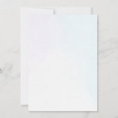 Persoonlijke Magische Verjaardagsuitnodiging voor  Kaart (Achterkant)