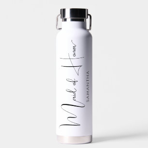 Persoonlijke Maid of Honor-Typografie Waterfles