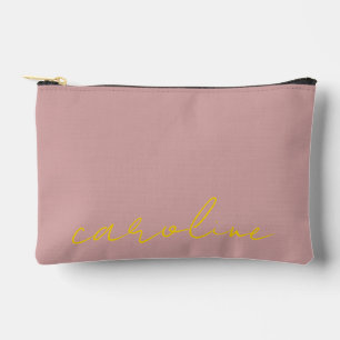 Persoonlijke make-uptas met gouden naam: Canvas Co Etui