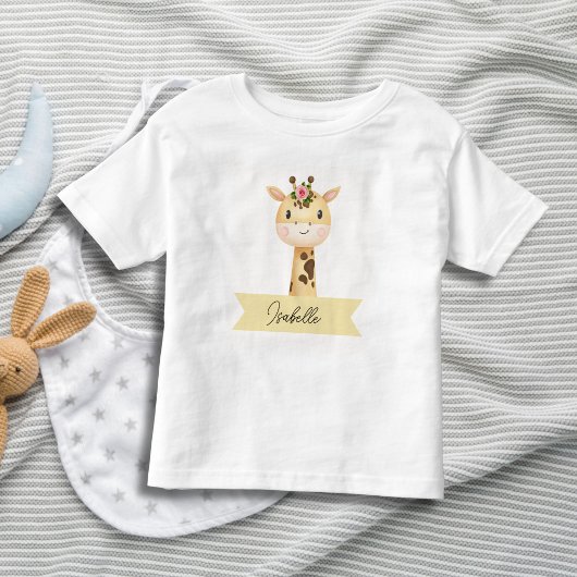 Persoonlijke malse giraffe  kinder shirts