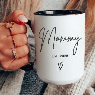 Persoonlijke Mama Mok, Minimalistische Mok voor Ni