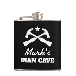 Persoonlijke man cave hip flask drank cadeau voor heupfles
