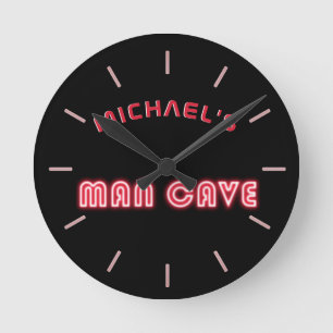 Persoonlijke Mancave Bar Herenkamer Alleen Mannen Ronde Klok