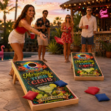 Persoonlijke Margarita Toss Club Cornhole Set
